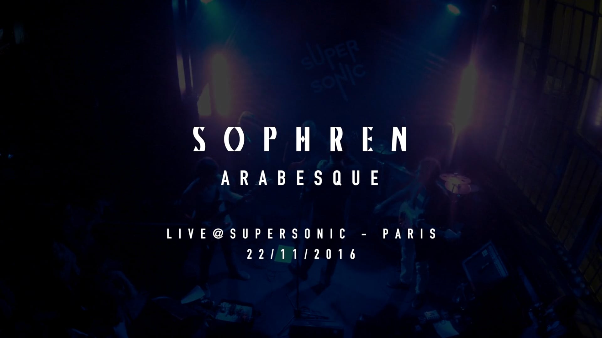 Sophren - Arabesque live