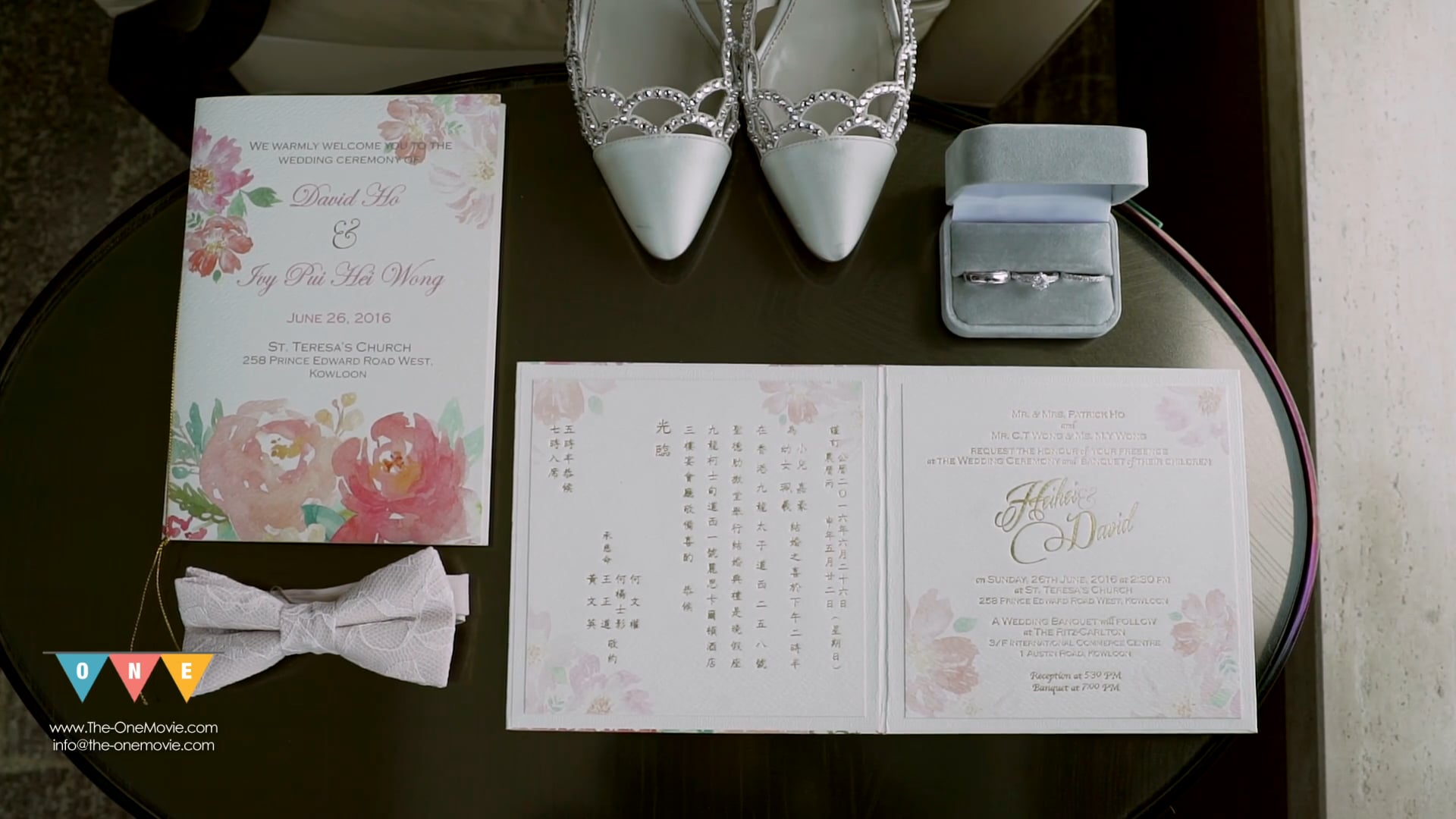 Hei Hei & David | Special edition | St Teresa Church | Ritz carlton |  Beautiful in White