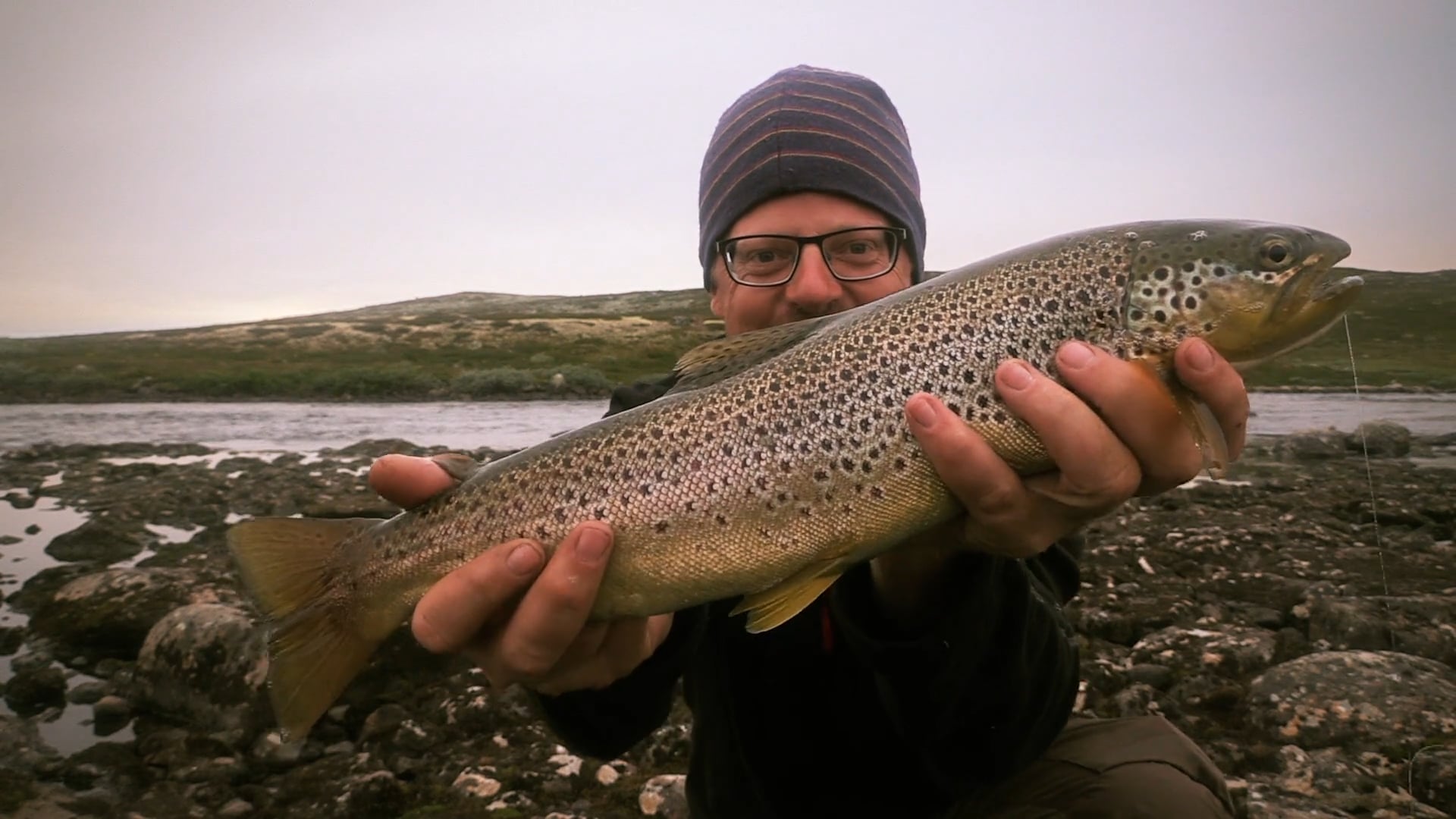 Trout fishing on the Hardanger Plateau