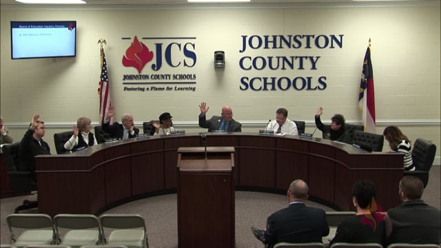 BOE Special Session - Board Member Appointment