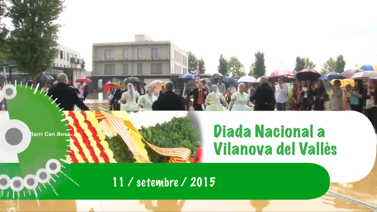 11 setembre - Diada Nacional a Vilanova del Vallès 2015
