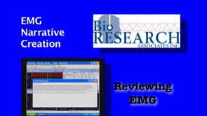 Reviewing EMG - EMG Narrative Creation