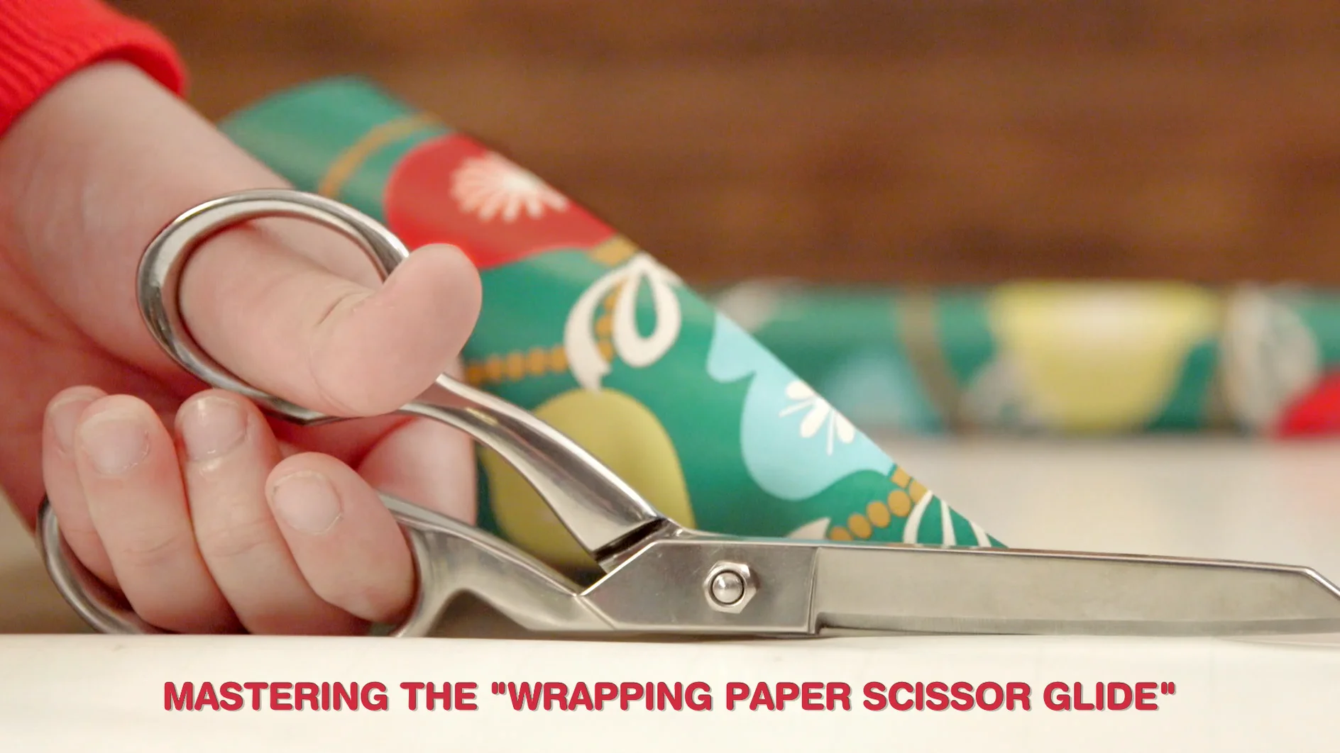 Mastering the Wrapping Paper Scissor Glide on Vimeo