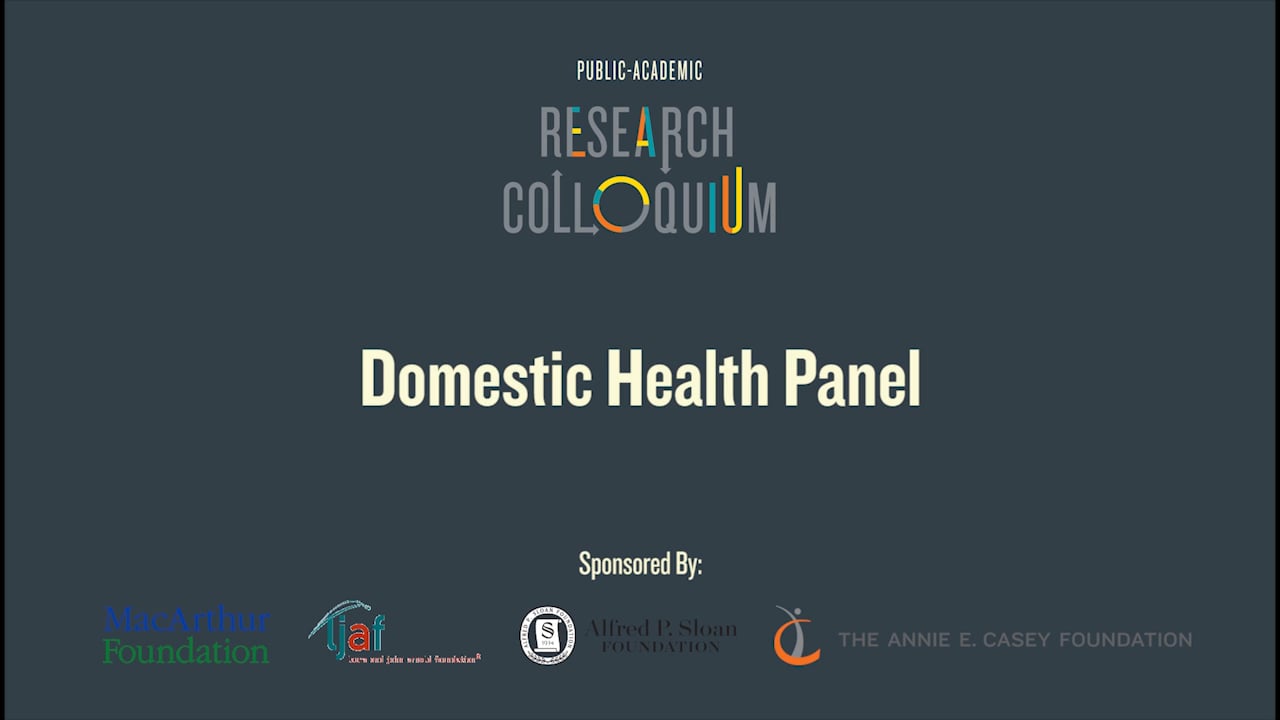 PARC 2016 - Domestic Health Panel