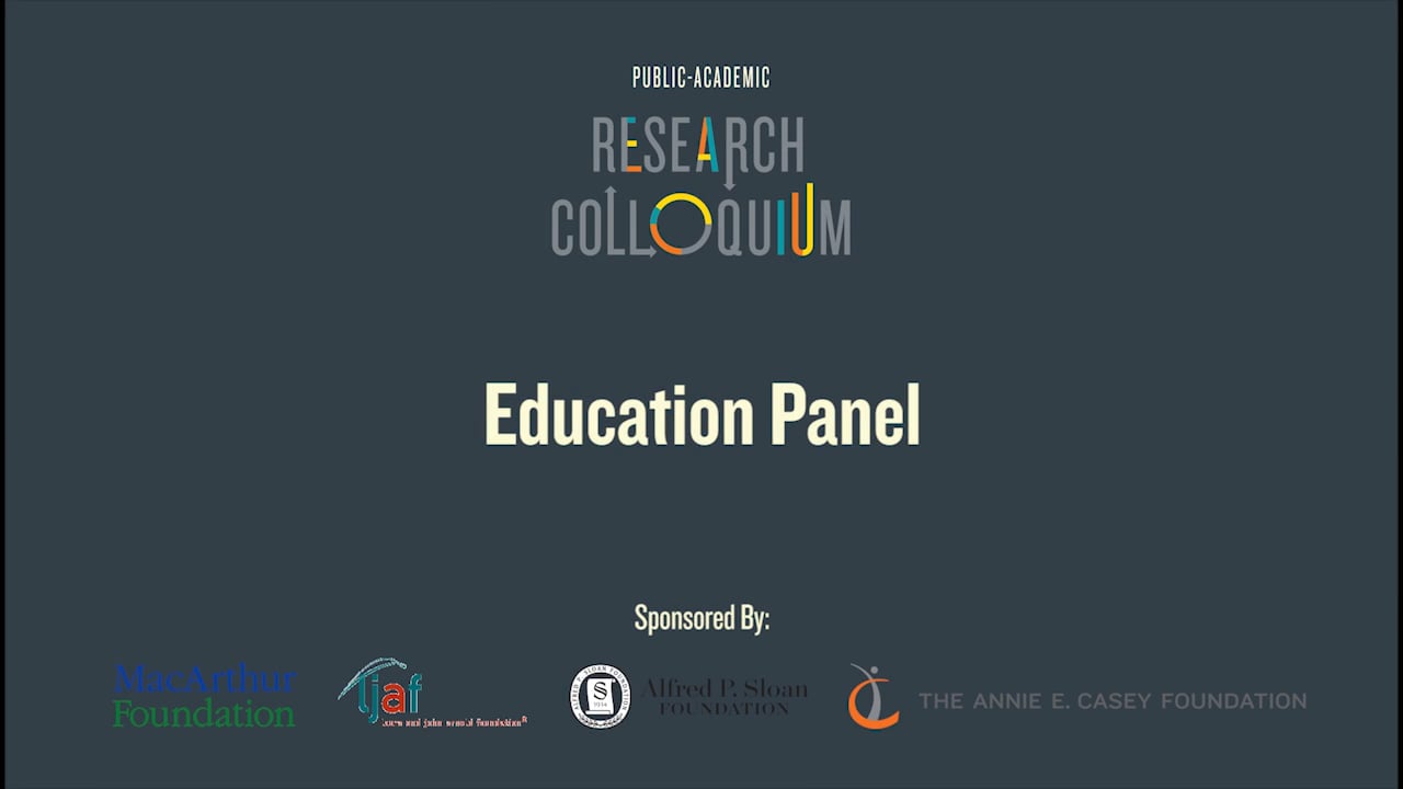 PARC 2016 - Education Panel