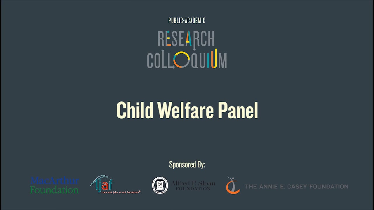 PARC 2016 - Child Welfare Panel