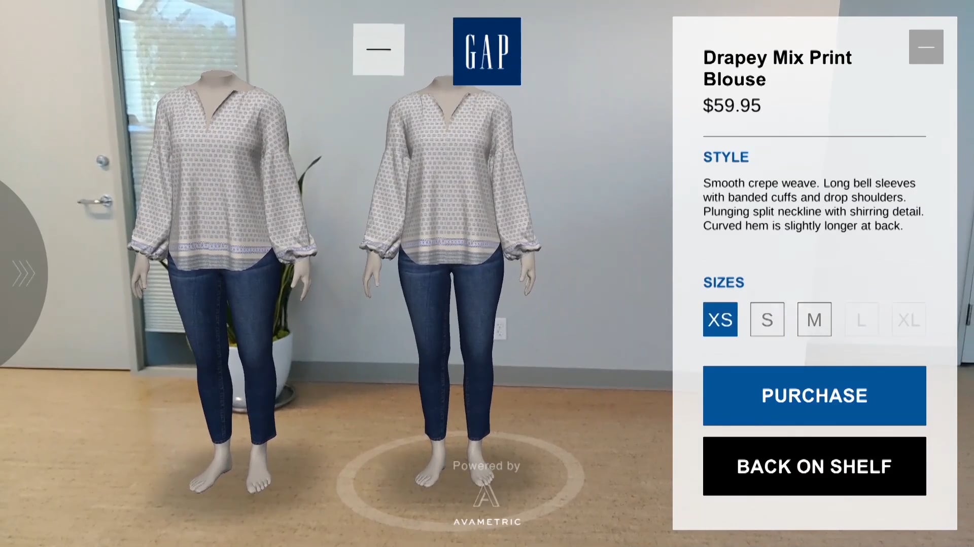 Gap unveils Virtual Dressing Room app