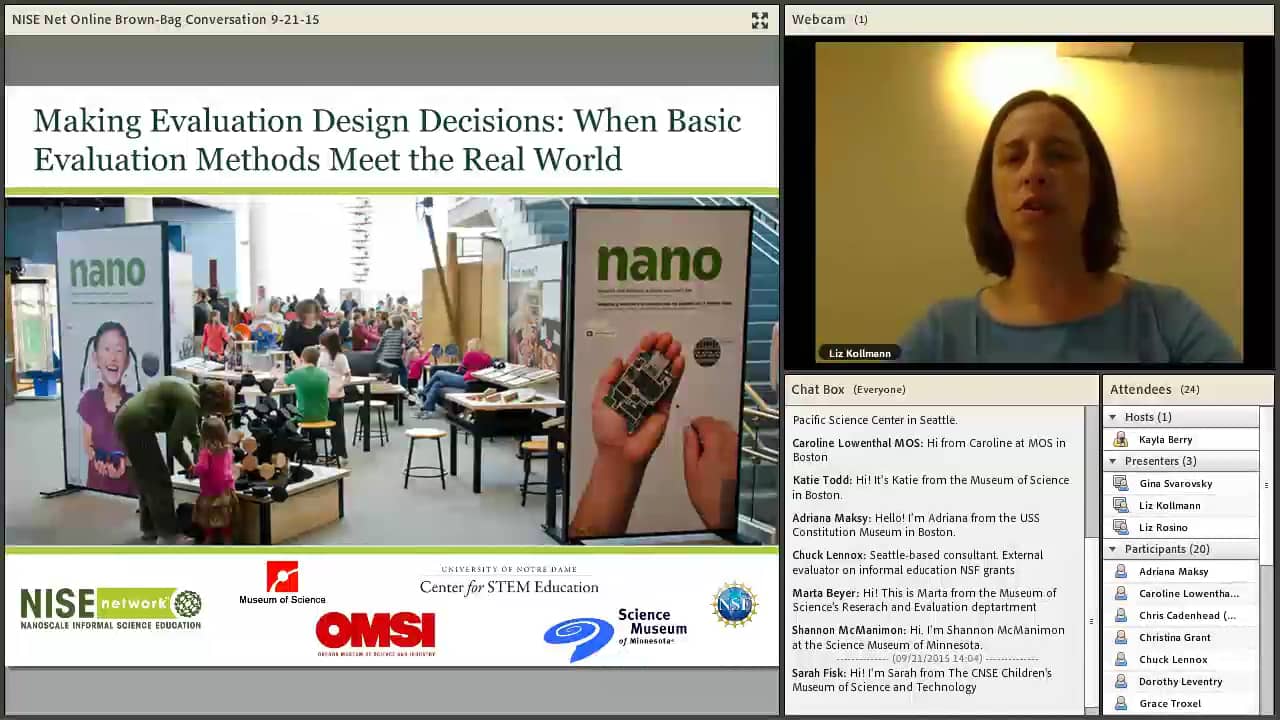 Online Workshop Making Evaluation Design Decisions When Basic 