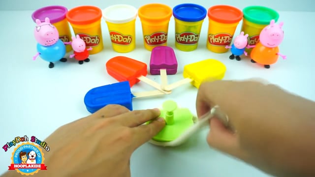 Best Learning COLORS Video for Children Play Doh Surprise toys Nursery Rhymes for kids