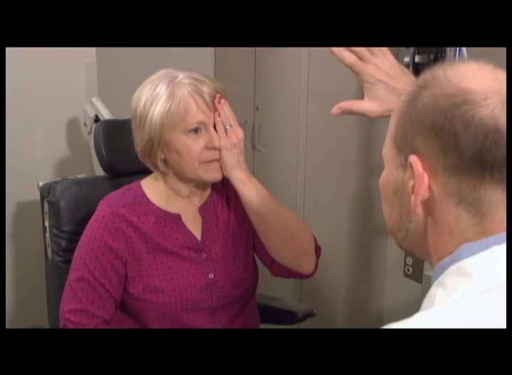 Confrontation visual field testing on Vimeo