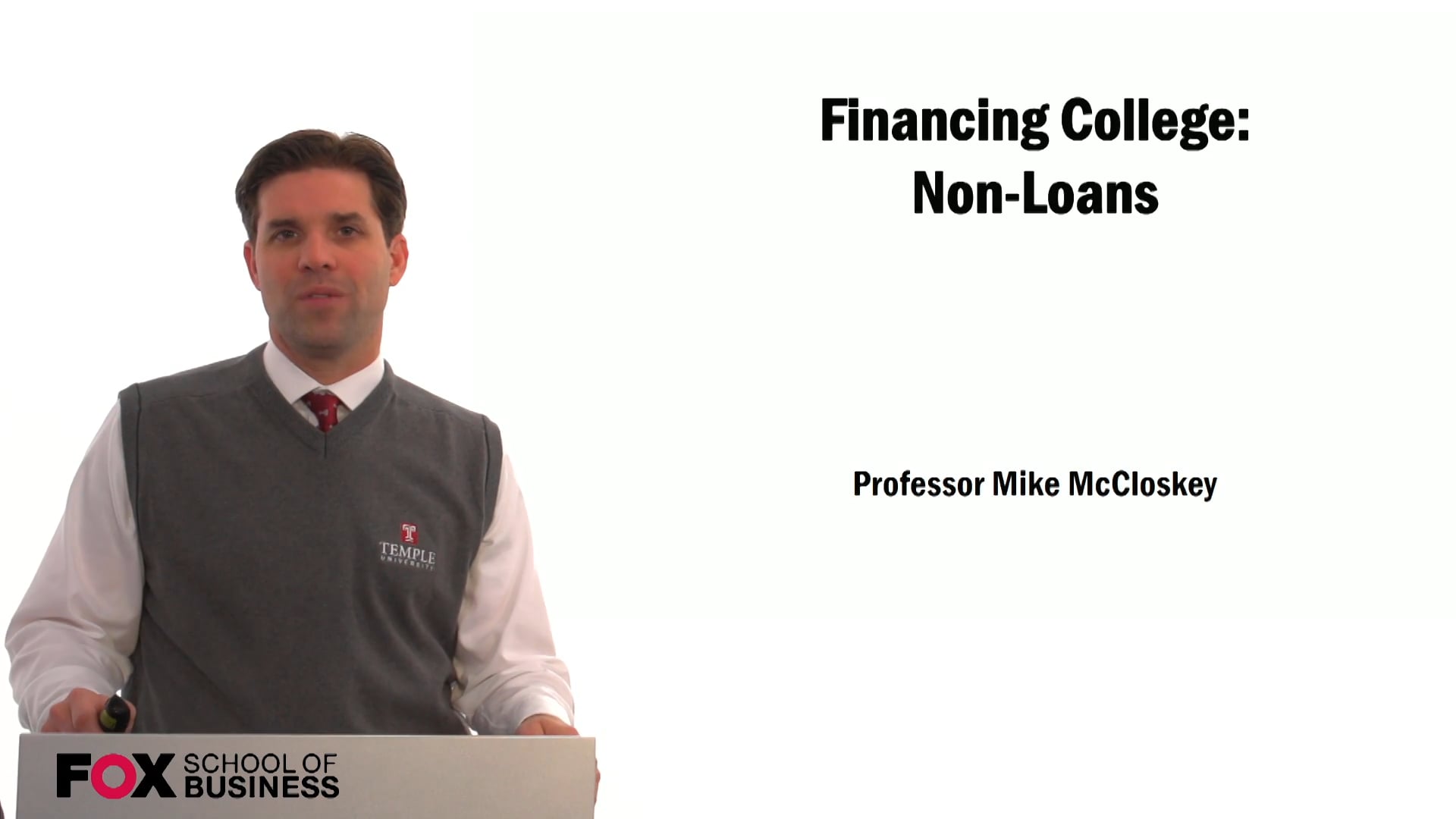 Financing College Non-Loans