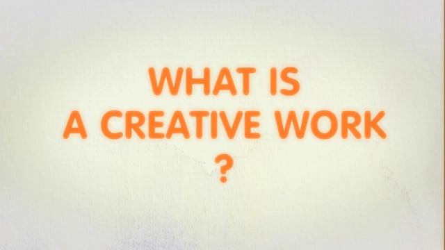 What is a creative work?