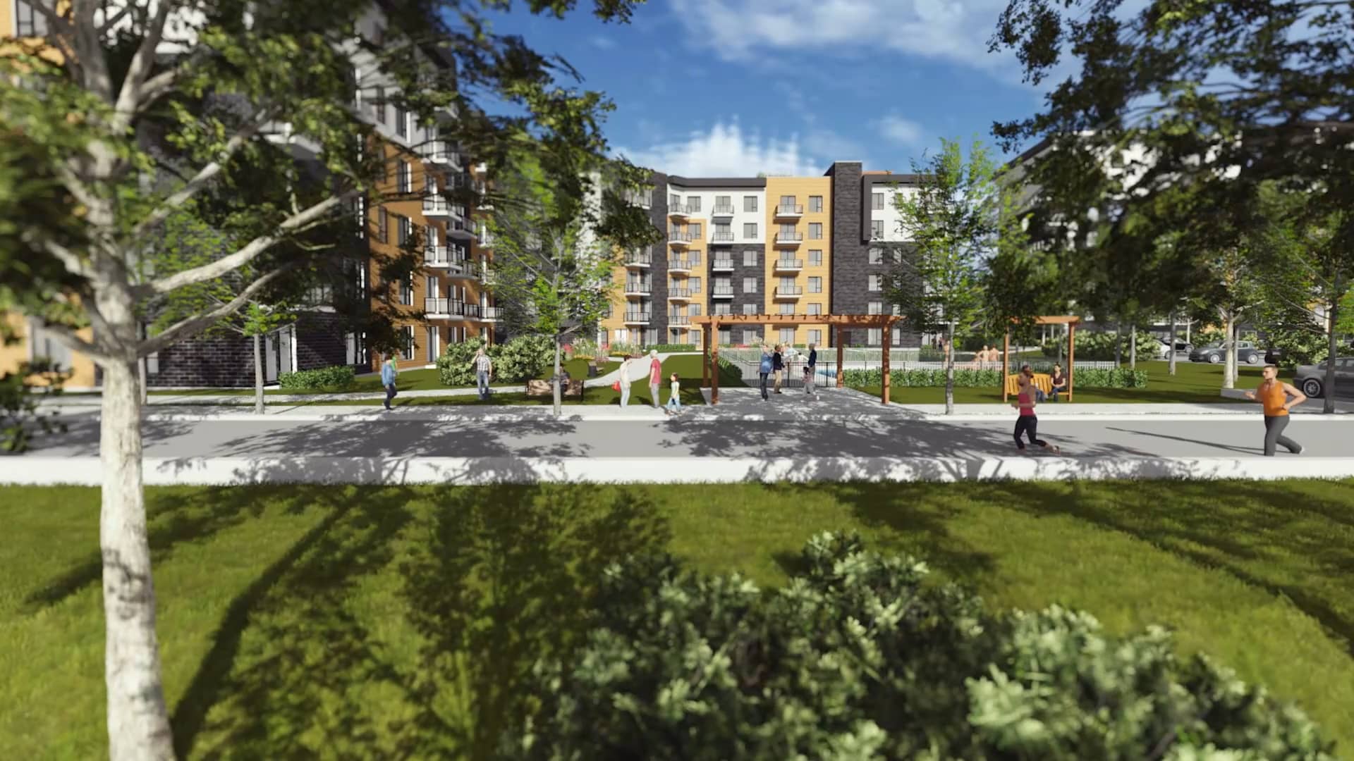 Projet Complexe Le StLaurent à Brossard sur le Fleuve on Vimeo