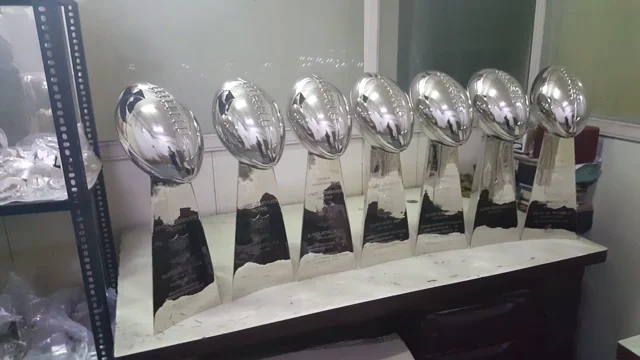 Super Bowl Trophy. Buy any 5 save $140.00.