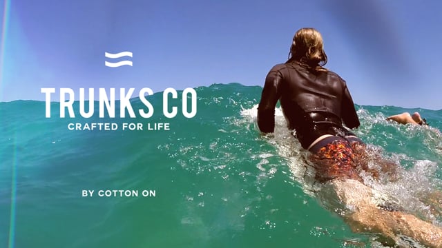 TRUNKS CO by Cotton On 'Surf Trip' by Nathaniel Kiwi