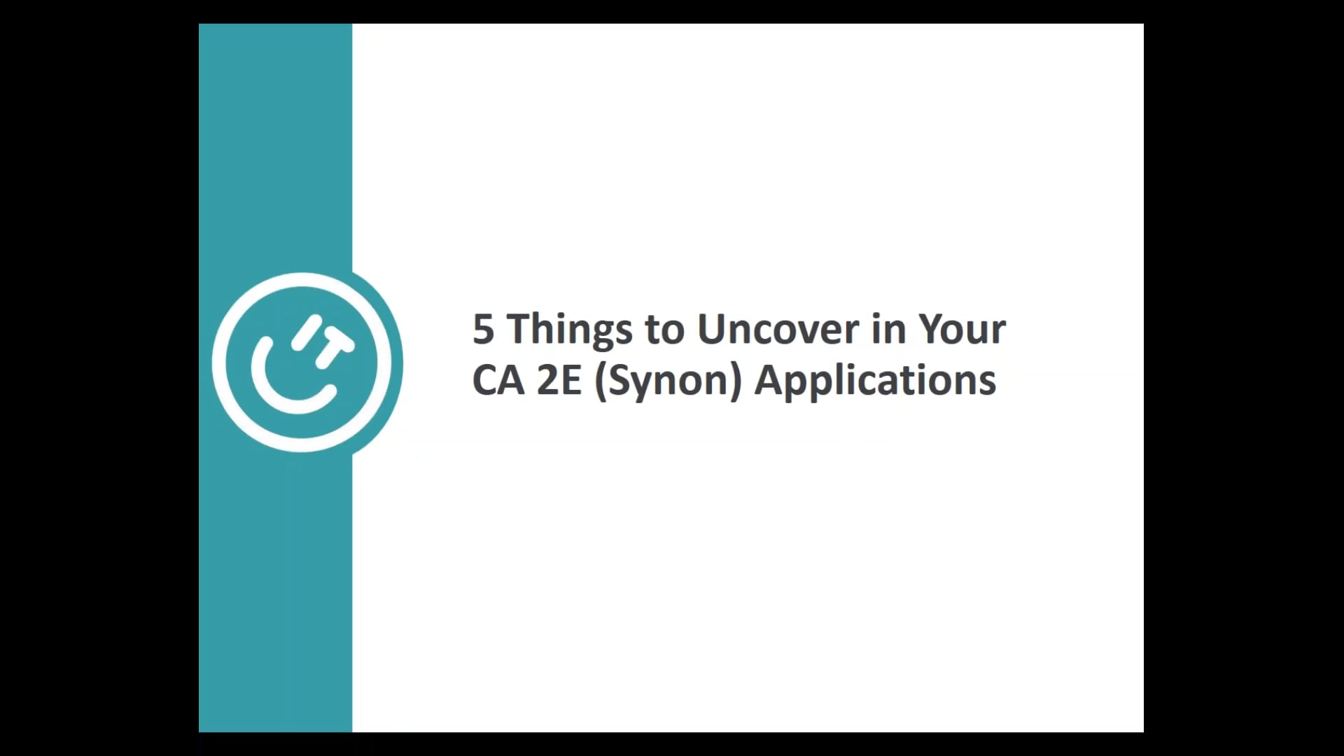 5-things-to-uncover-in-your-ca-2e-synon-applications-on-vimeo