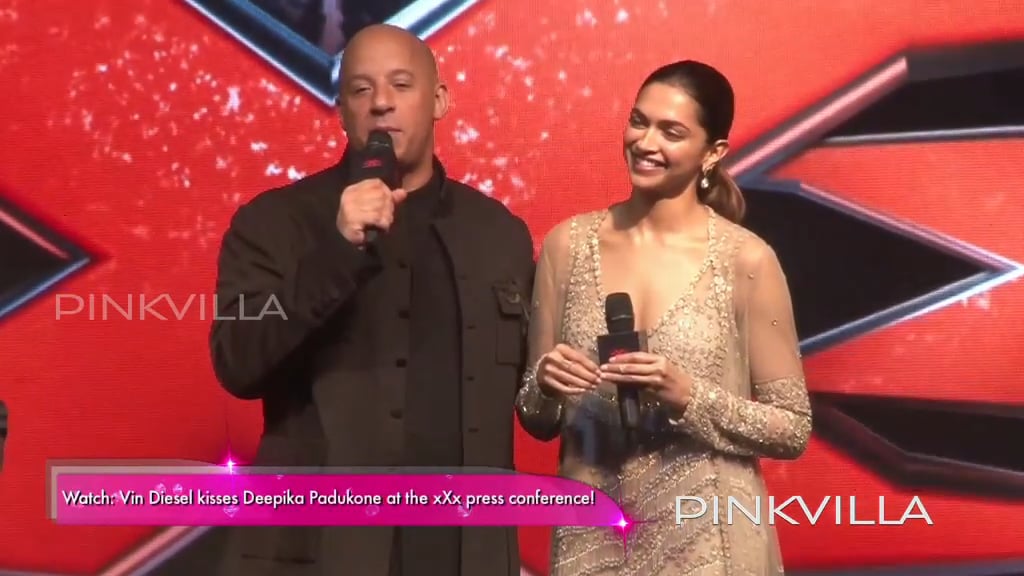 Deepika Padukone Xxx Video - Watch- Vin Diesel kisses Deepika Padukone at the xXx press conference! on  Vimeo