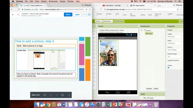 Mit App Inventor 2 Tutorial- How To Add A Picture (Or Logo) On Vimeo