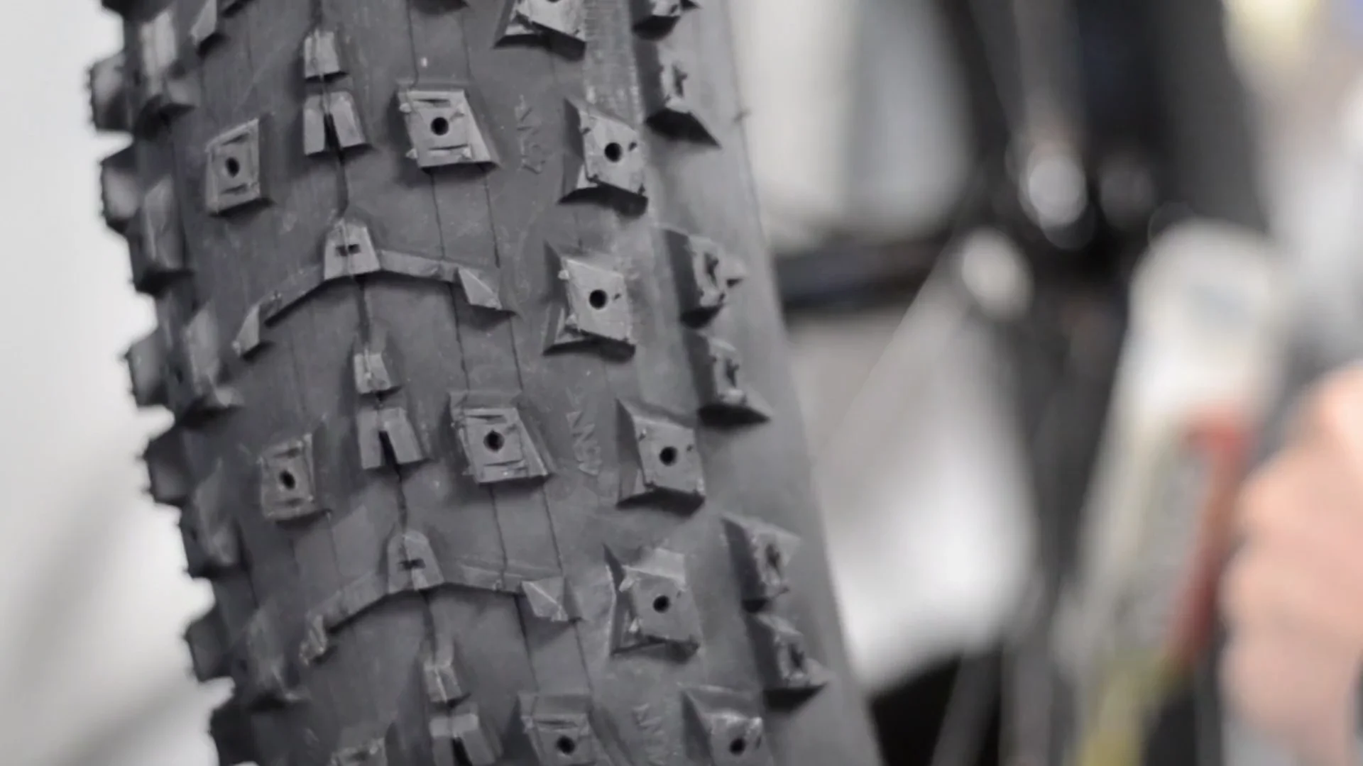Tech Talk Studding a Fat Bike Tire
