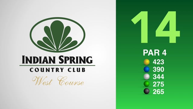Indian Spring West Course 14