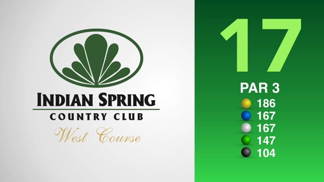 Indian Spring West Course 17