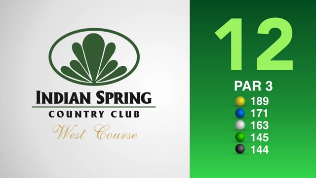Indian Spring West Course 12