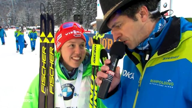 Interview mit Laura Dahlmeier & Kaisa Makarainen (2017)