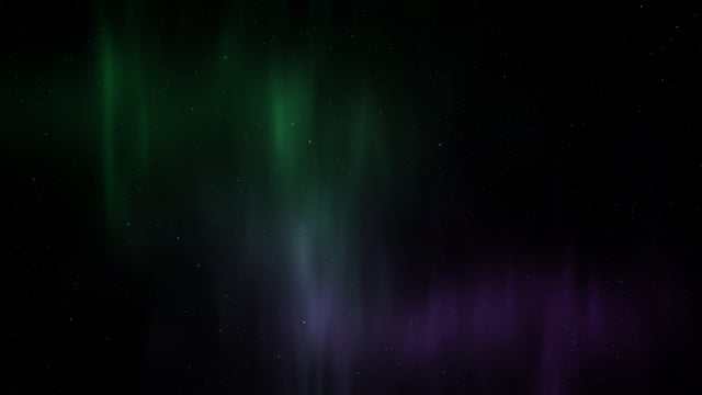 aurora seamless loop six seconds norther, Stock Video