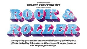Letterpress textures for photoshop, a Texture Graphic by Itsmesimon (Thumbnail 7 of 7)