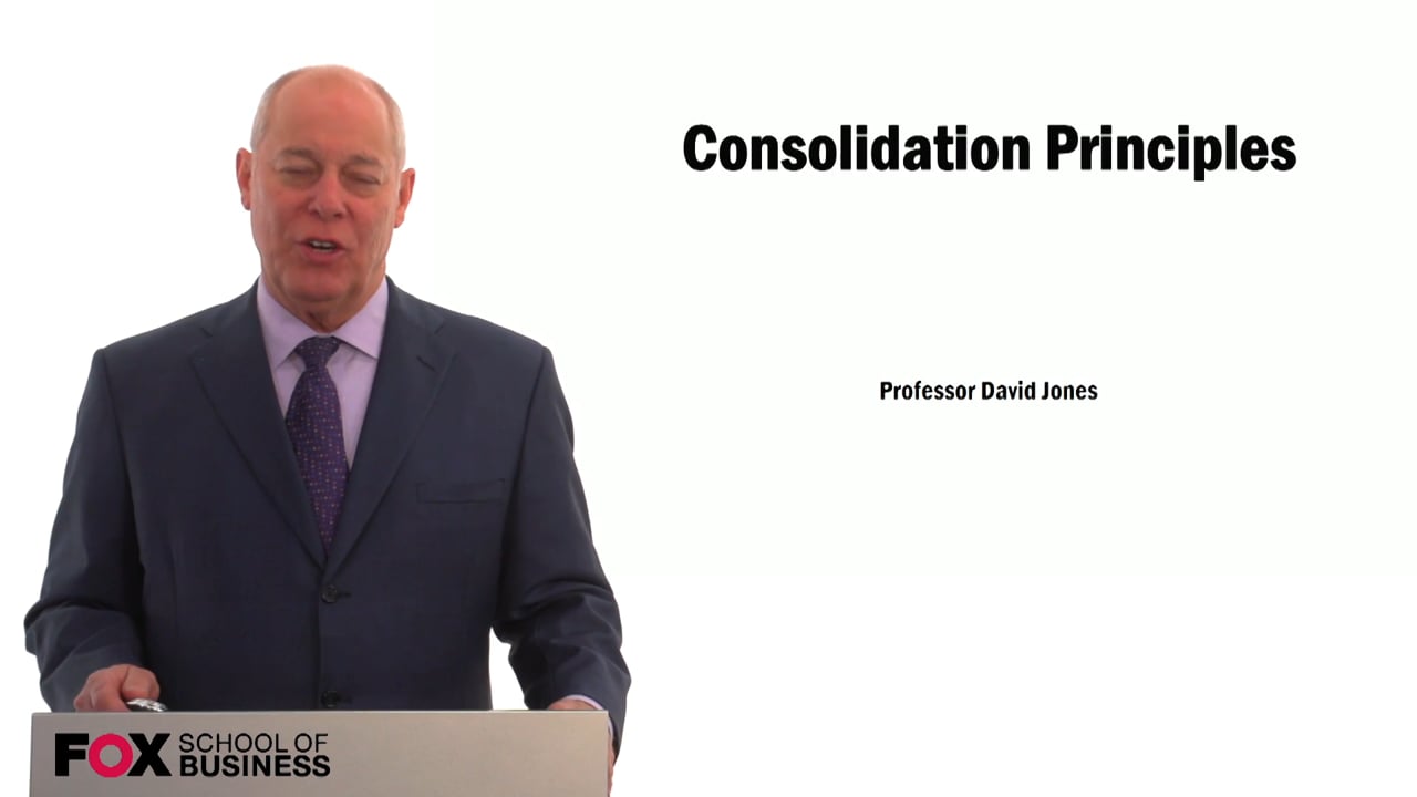 Consolidation Principles