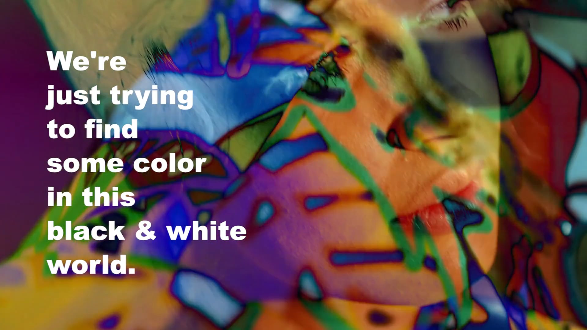 we're just trying to find some color in this black & white world on Vimeo