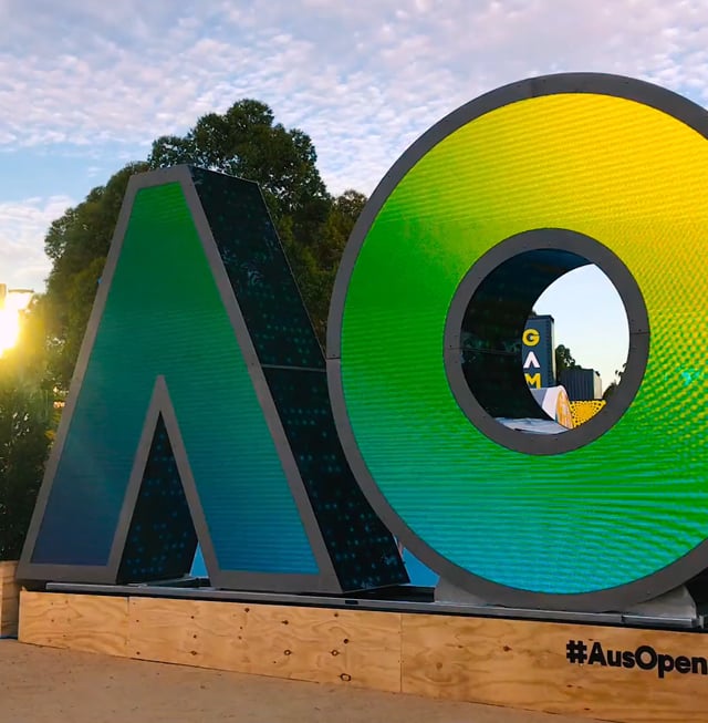 Australian Open: Installation