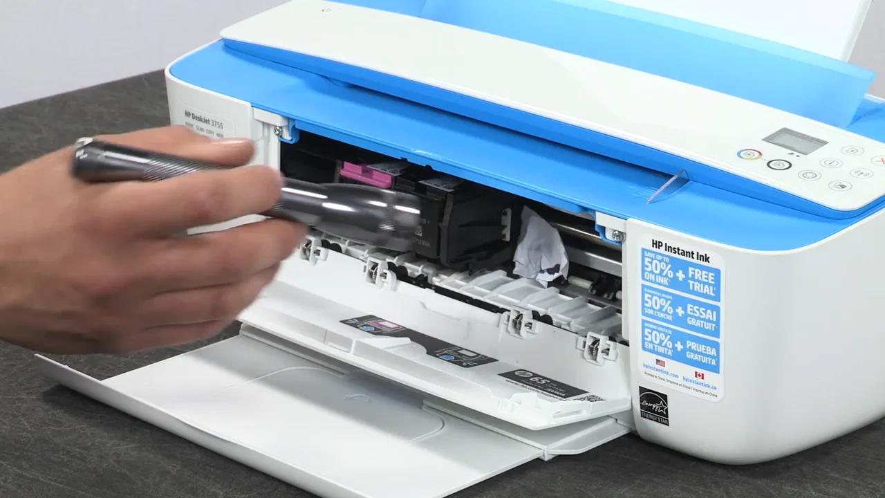 How to Clear a Paper Jam on an HP Inkjet Printer