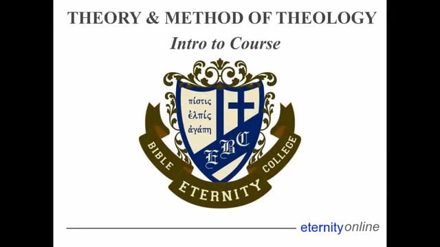 Theory and Method of Theology - Intro to Course on Vimeo