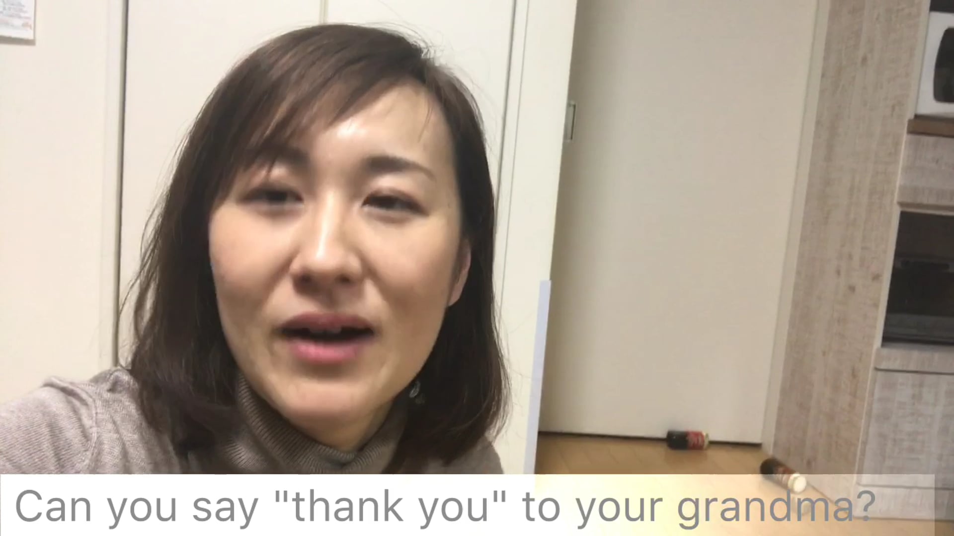 62.おばあちゃんに「ありがとう」言えるかな？Can you say "thank you" to your grandma?