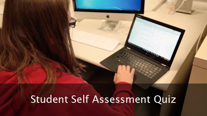 desk for student self assessment
