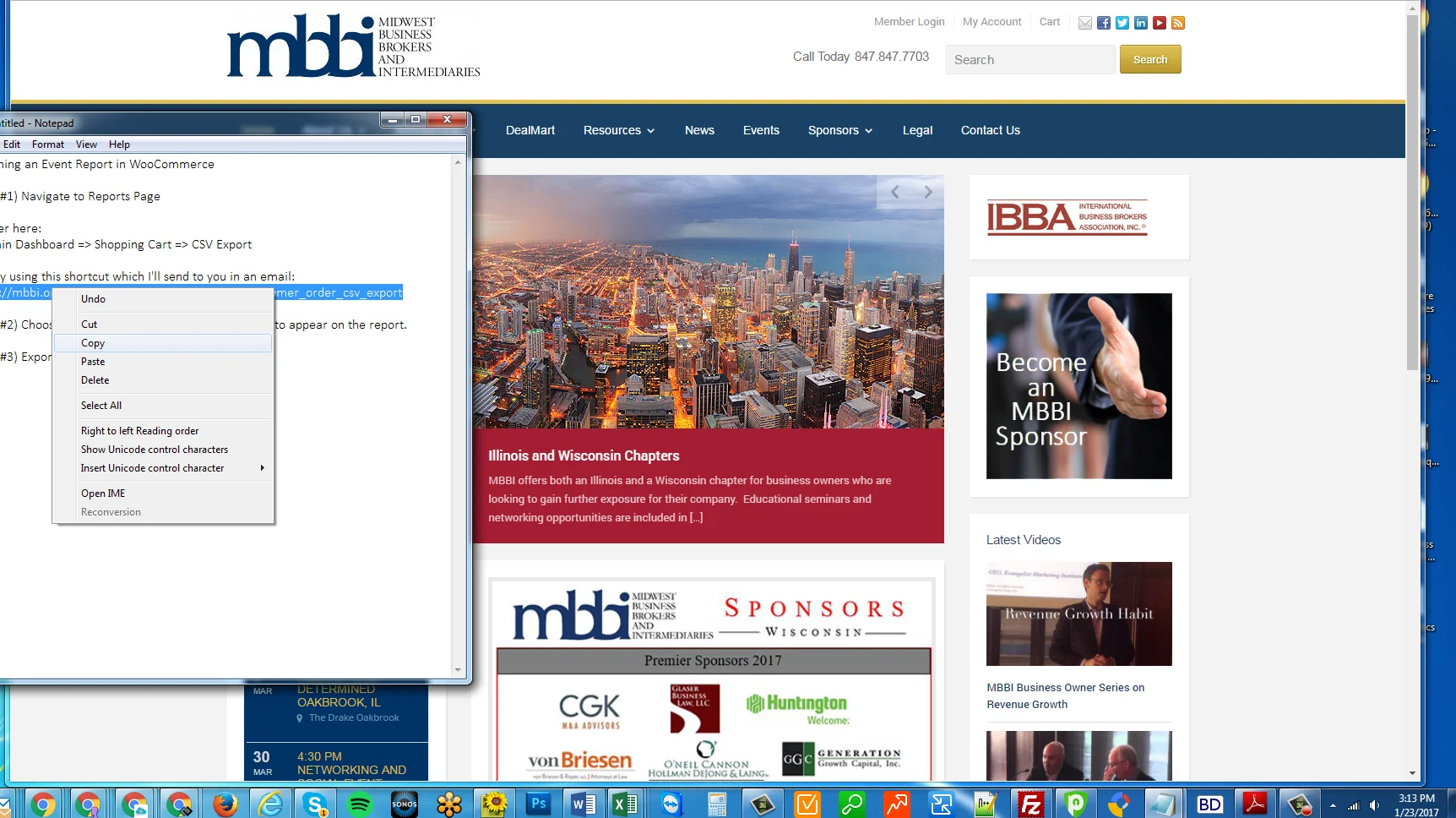 MBBI-Exporting_an_Event_Report_to_Excel on Vimeo
