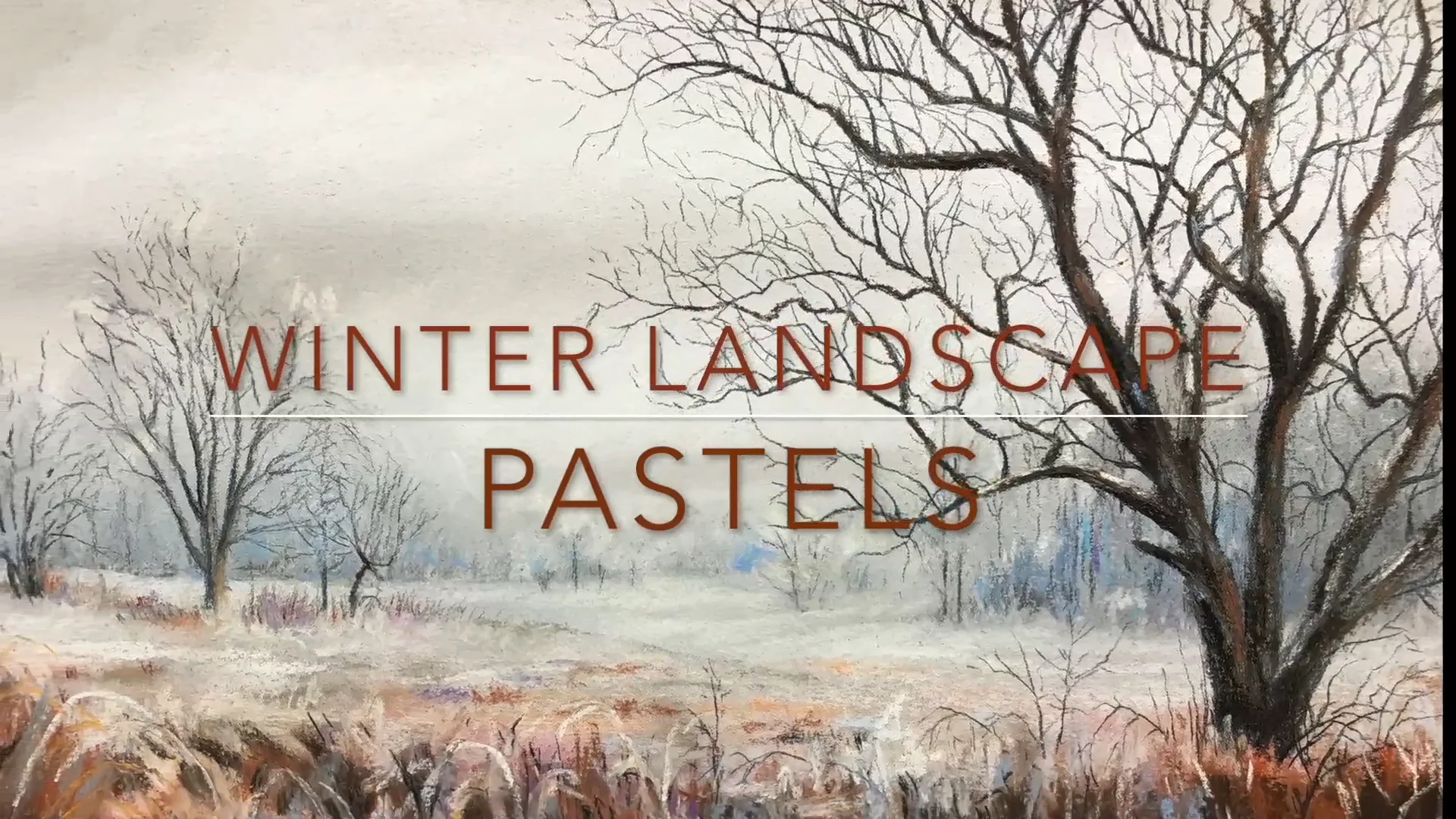絵画 Winter  in pastel How to Draw a Winter Landscape with Pastels
