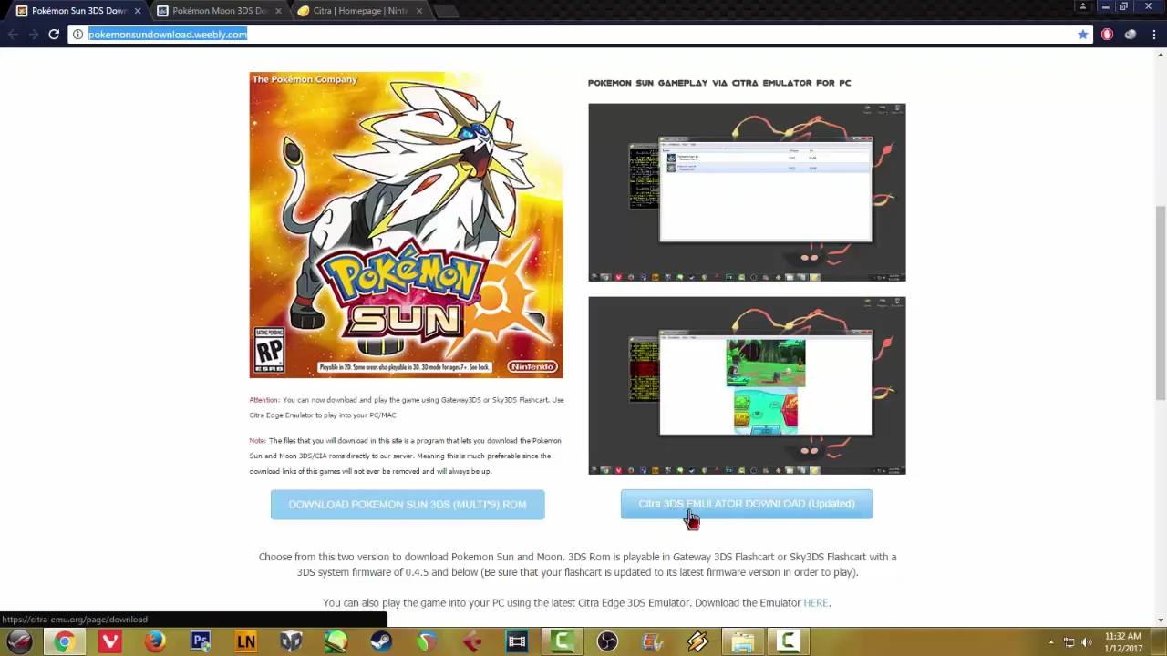 Pokemon Ultra Sun Linking - Citra Support - Citra Community