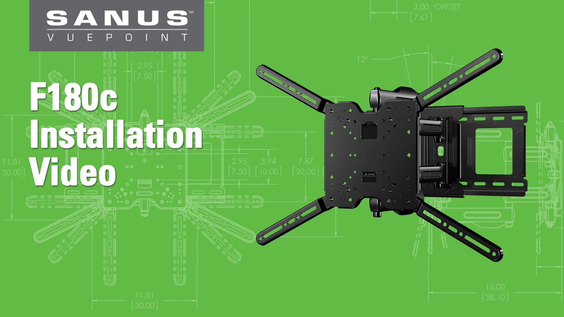 SANUS VuePoint F180c | Full-Motion Wall Mounts | TV Mounts SANUS VuePoint F180c | Full-Motion Wall Mounts | TV Mounts