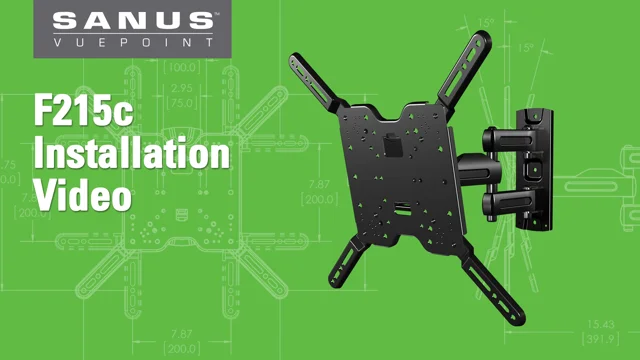 SANUS VuePoint F215c Installation Video