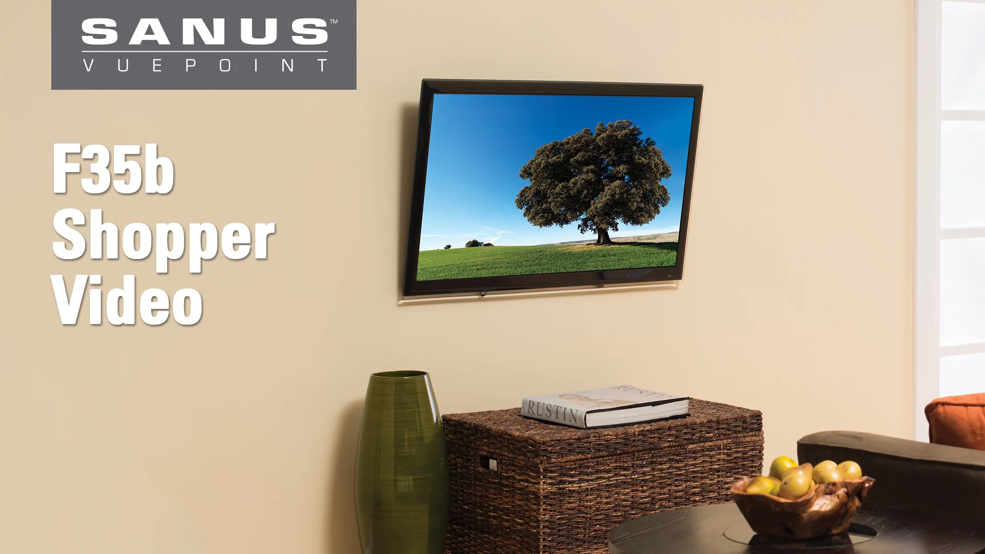 Sanus VuePoint F35bティルティング型TVウォールマウント﻿ SANUS VuePoint F35b | Tilting Wall Mounts | TV Mounts and Stands