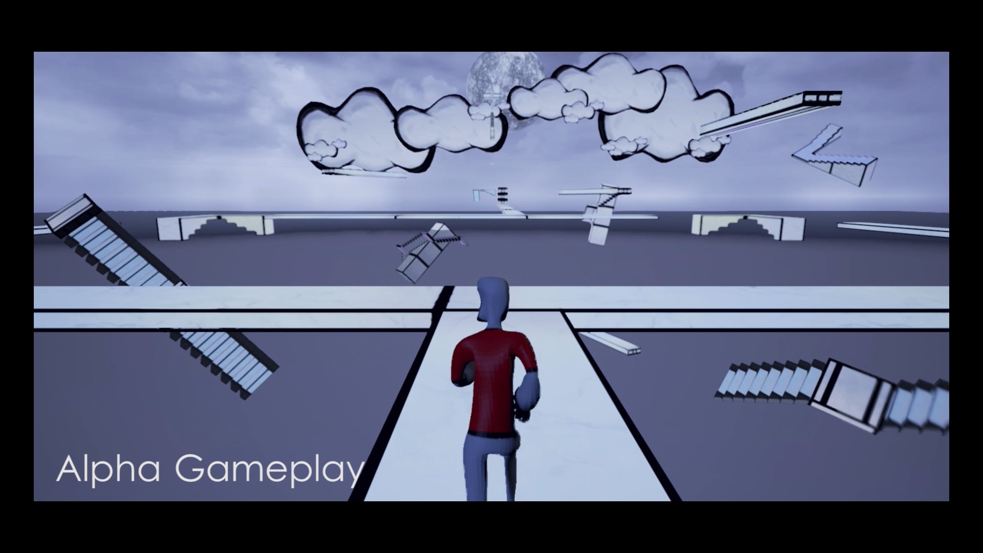 Red chase Blue alpha