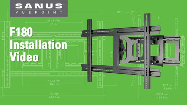 SANUS VuePoint F180d, Full-Motion Wall Mounts, TV Mounts and Stands, Produits