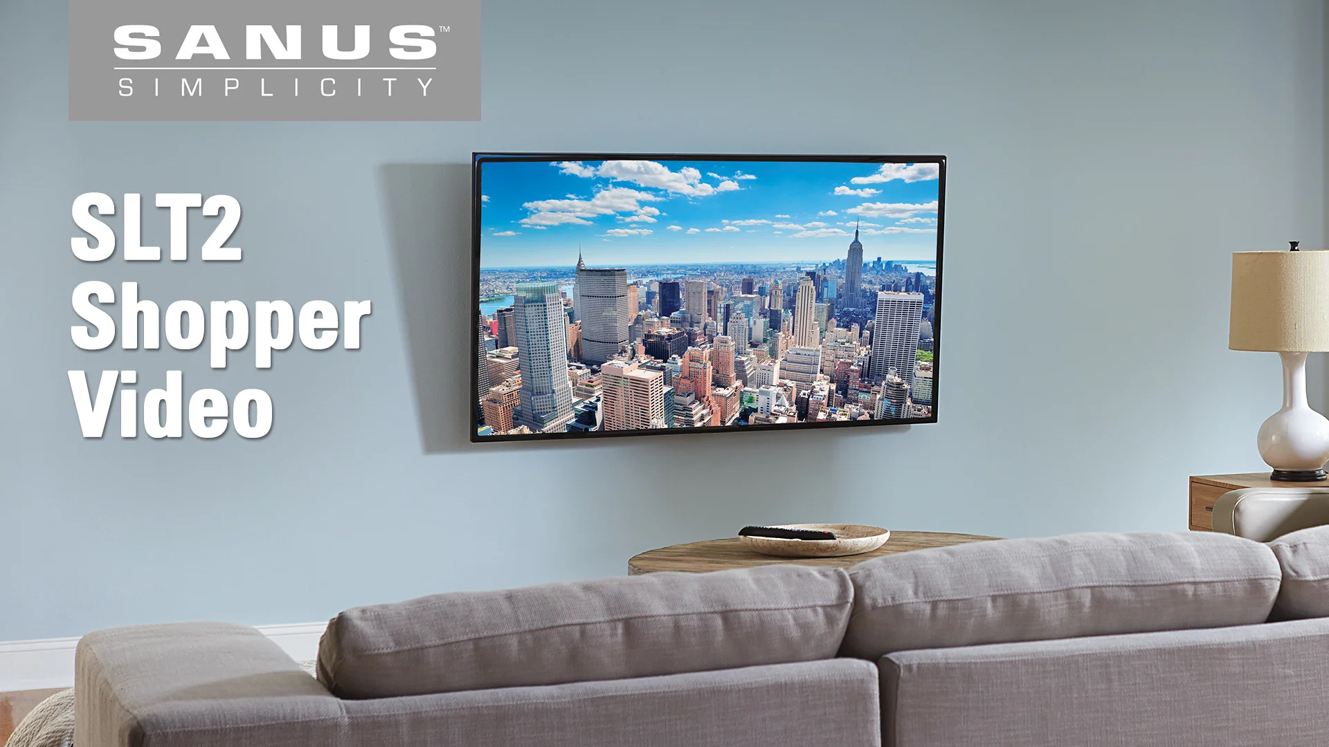 SANUS Simplicity SLT2 | Tilting Wall Mounts | TV Mounts and