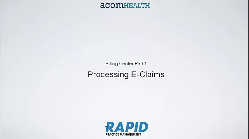 Processing E-Claims on Vimeo