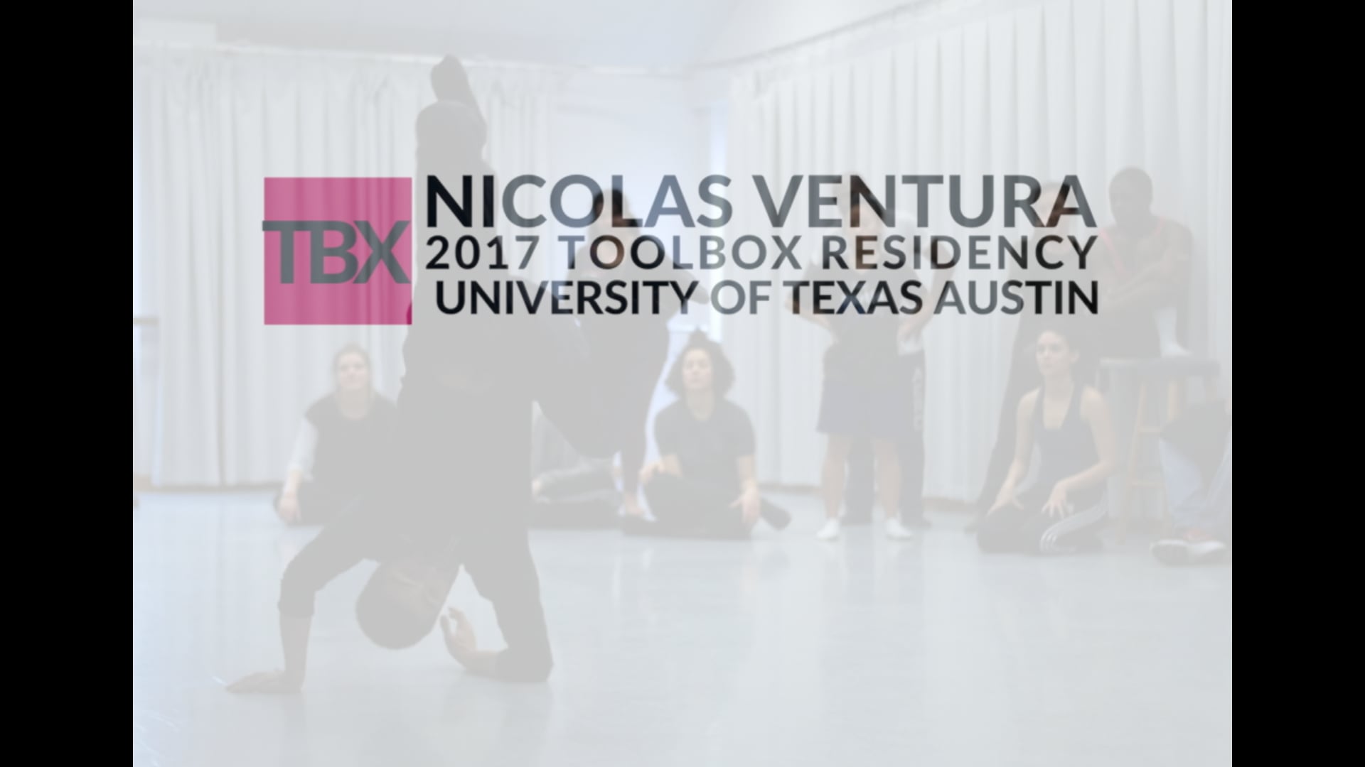 TBX 2017 Residency with Nicolas Ventura