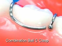 Ball & C Clasp Description