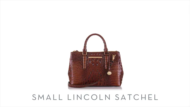 NWT BRAHMIN SMALL LINCOLN SATCHEL PECAN MELBOURNE HARD TO FIND!!!!!
