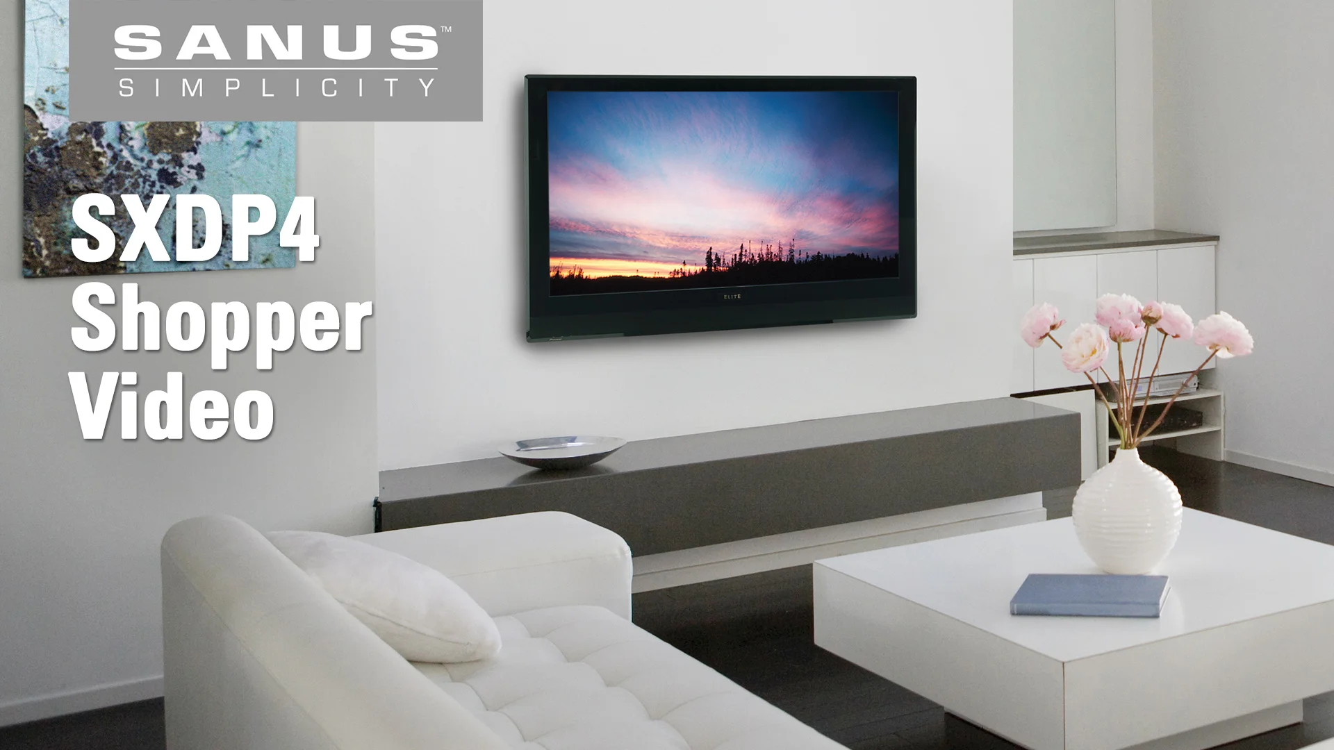 SANUS Simplicity SXDP4 | Tilting Wall Mounts | TV Mounts and